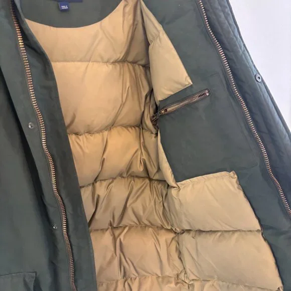 Fred Perry Parka - Green, Size M - Picture 3 of 5